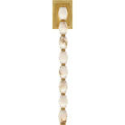 Visual Comfort Modern Collection SLWS54727ALBHAB Collier Alabaster Sconce