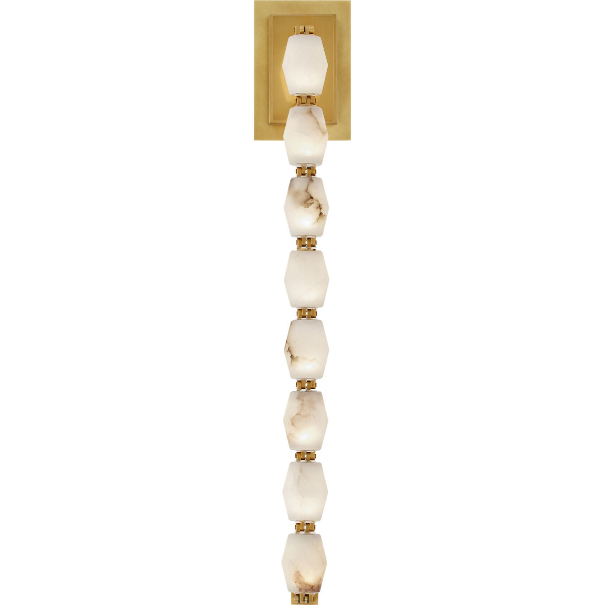 Visual Comfort Modern Collection SLWS54727ALBHAB Collier Alabaster Sconce