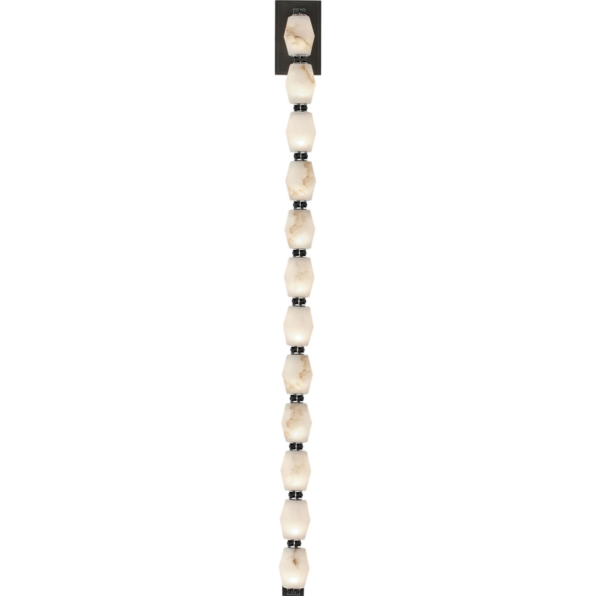 Visual Comfort Modern Collection SLWS54827ALBBZ Collier Alabaster Sconce