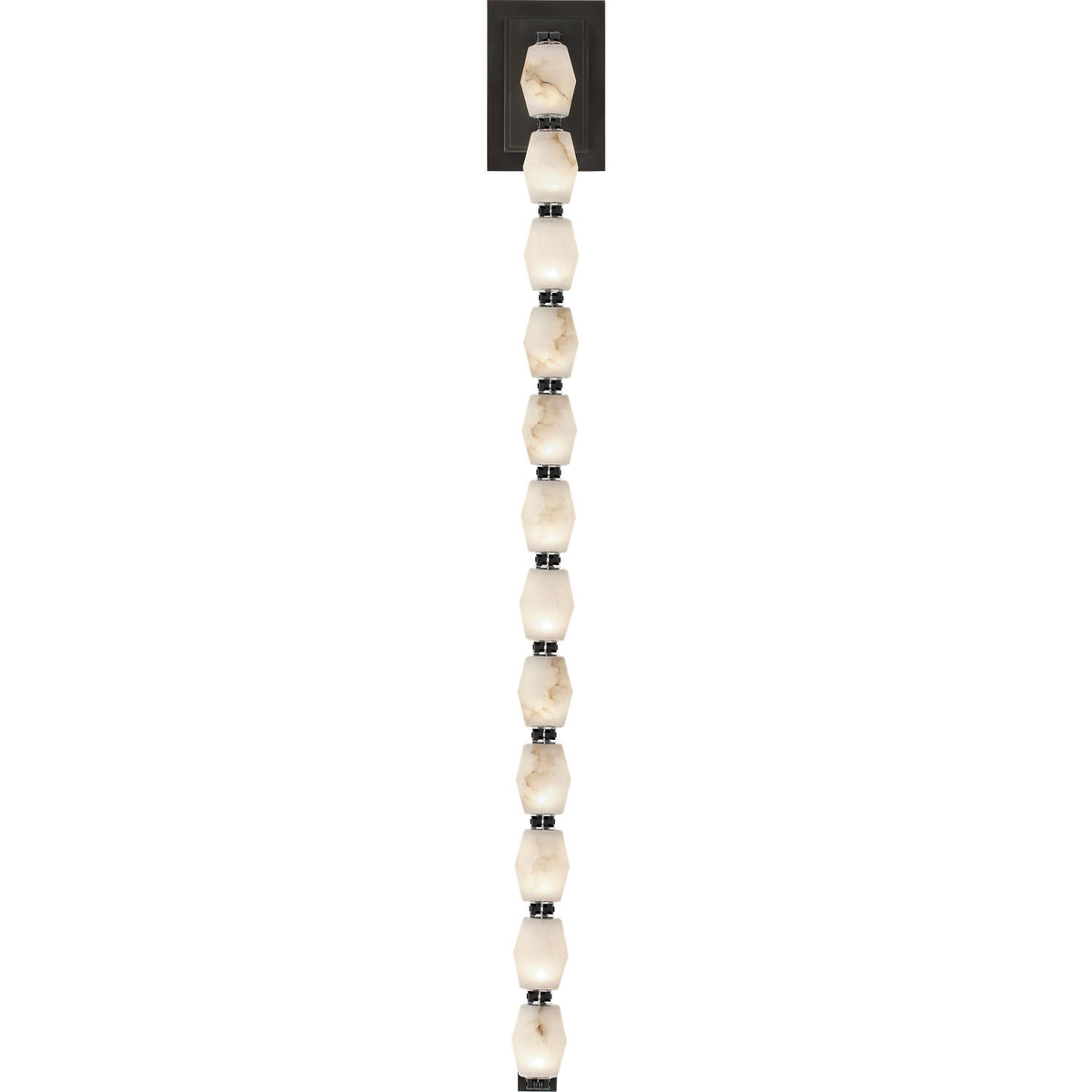 Visual Comfort Modern Collection SLWS54827ALBBZ Collier Alabaster Sconce