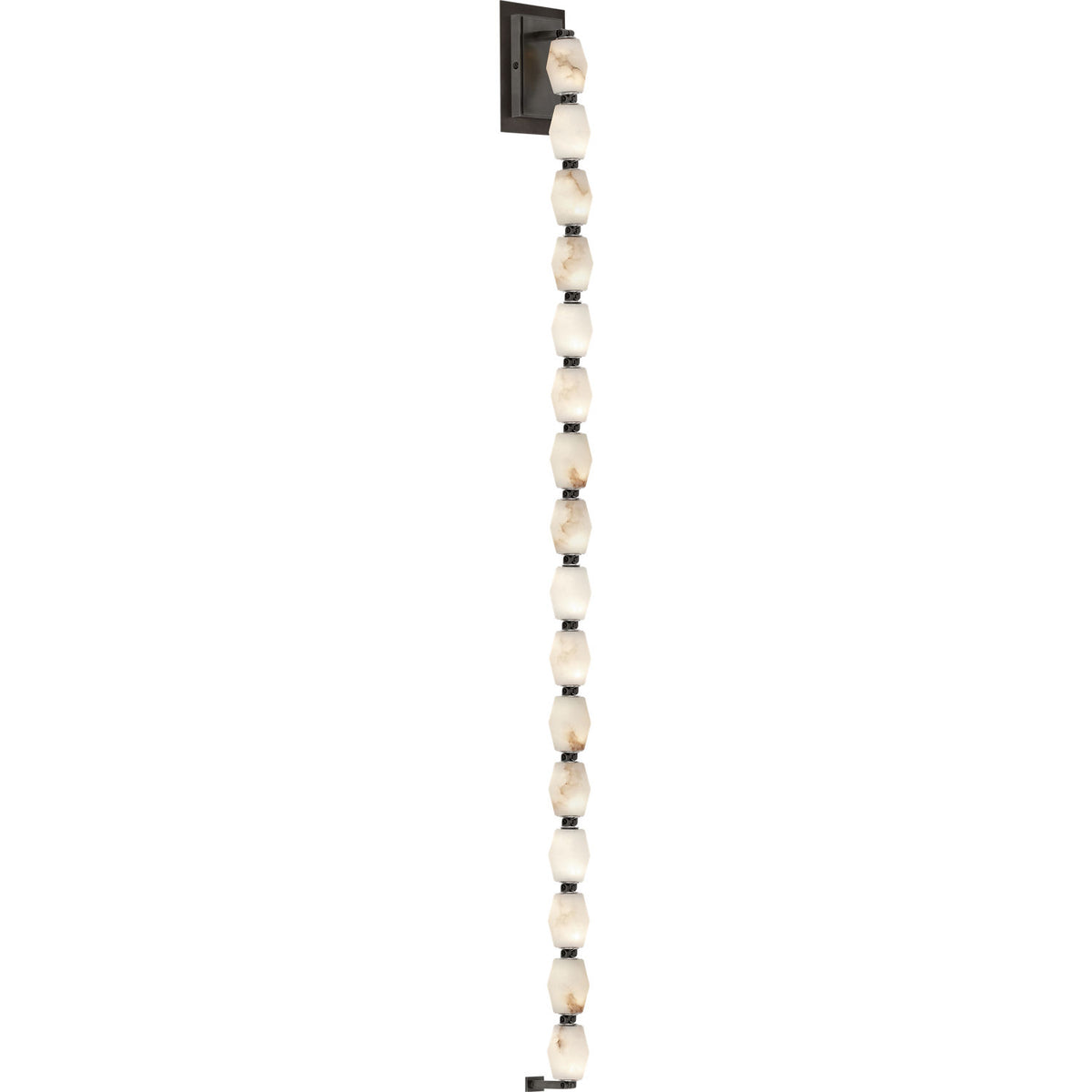 Visual Comfort Modern Collection SLWS54927ALBBZ Collier Alabaster Sconce
