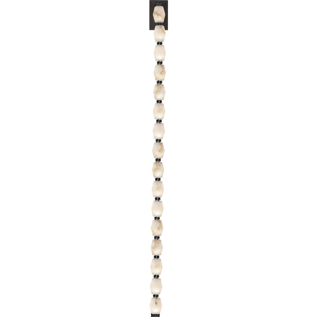 Visual Comfort Modern Collection SLWS54927ALBBZ Collier Alabaster Sconce