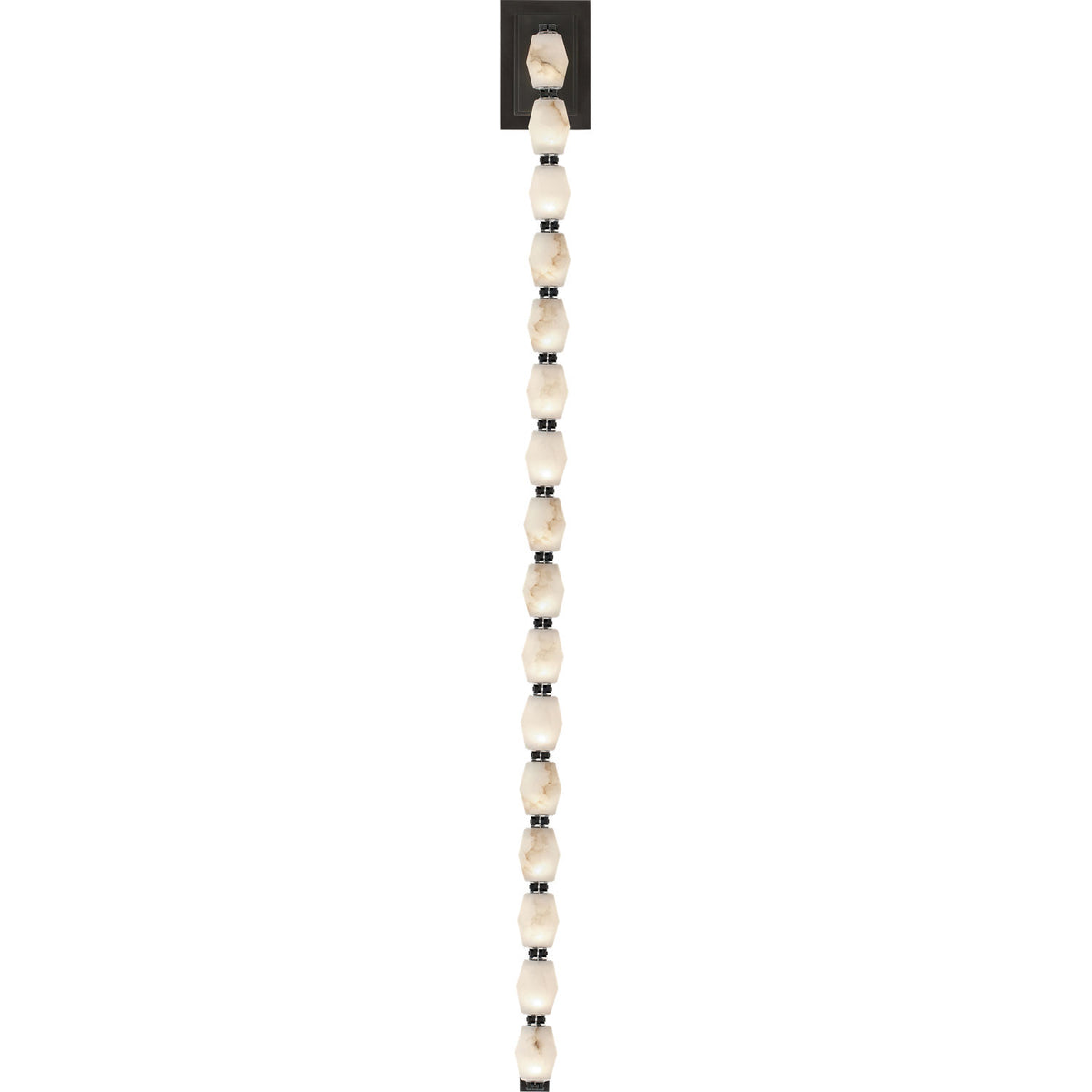 Visual Comfort Modern Collection SLWS54927ALBBZ Collier Alabaster Sconce