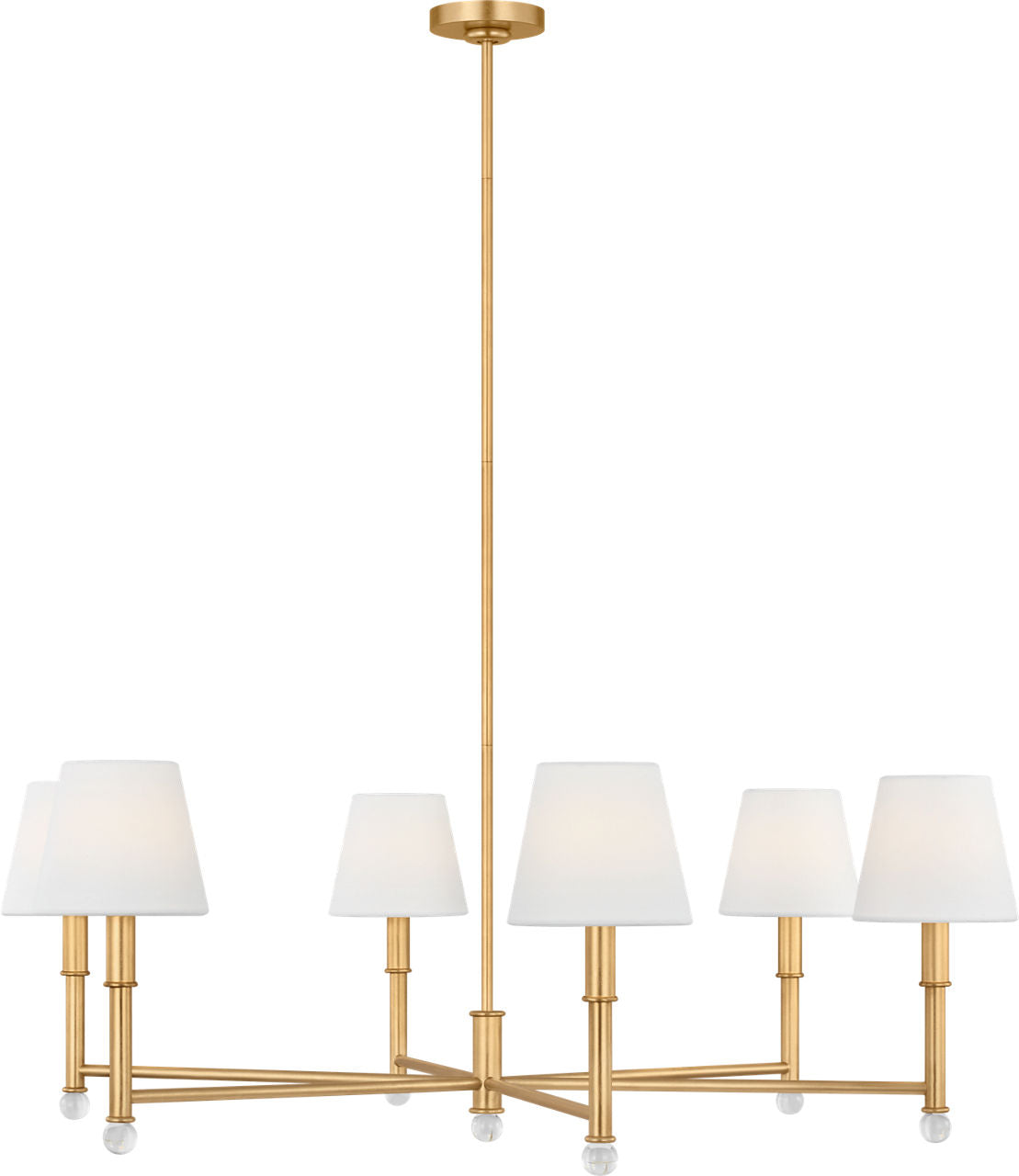 Visual Comfort Studio Collection AC1206GD Greard Chandelier in Gild