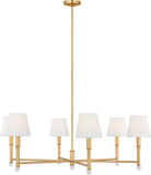 Visual Comfort Studio Collection AC1206GD Greard Chandelier in Gild