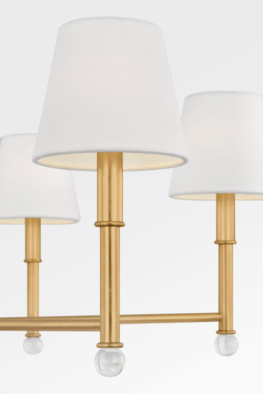 Visual Comfort Studio Collection AC1206GD Greard Chandelier in Gild