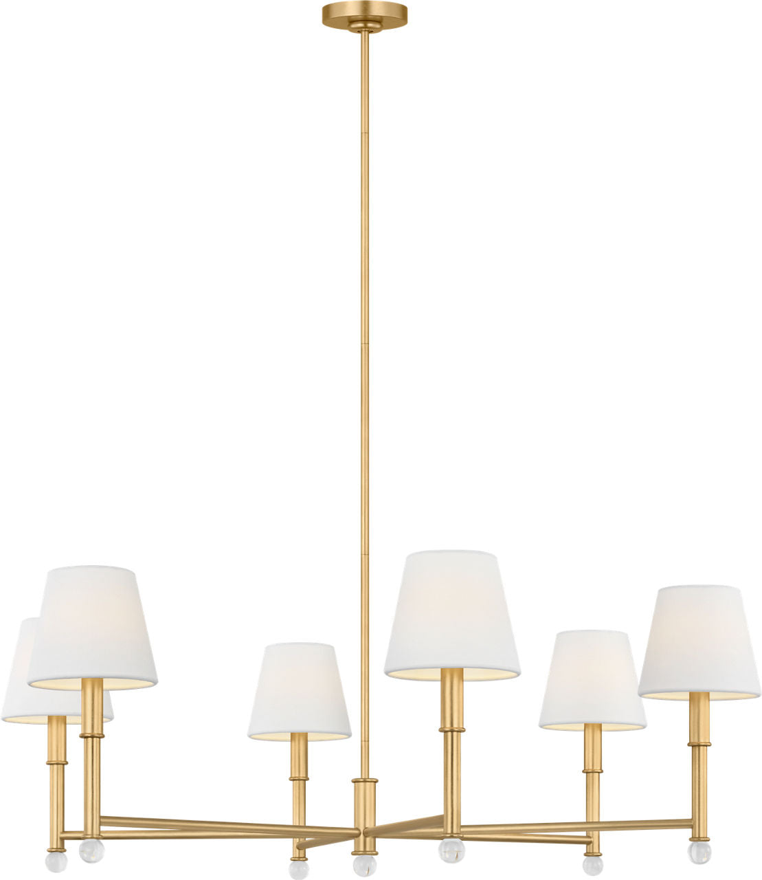 Visual Comfort Studio Collection AC1206GD Greard Chandelier in Gild