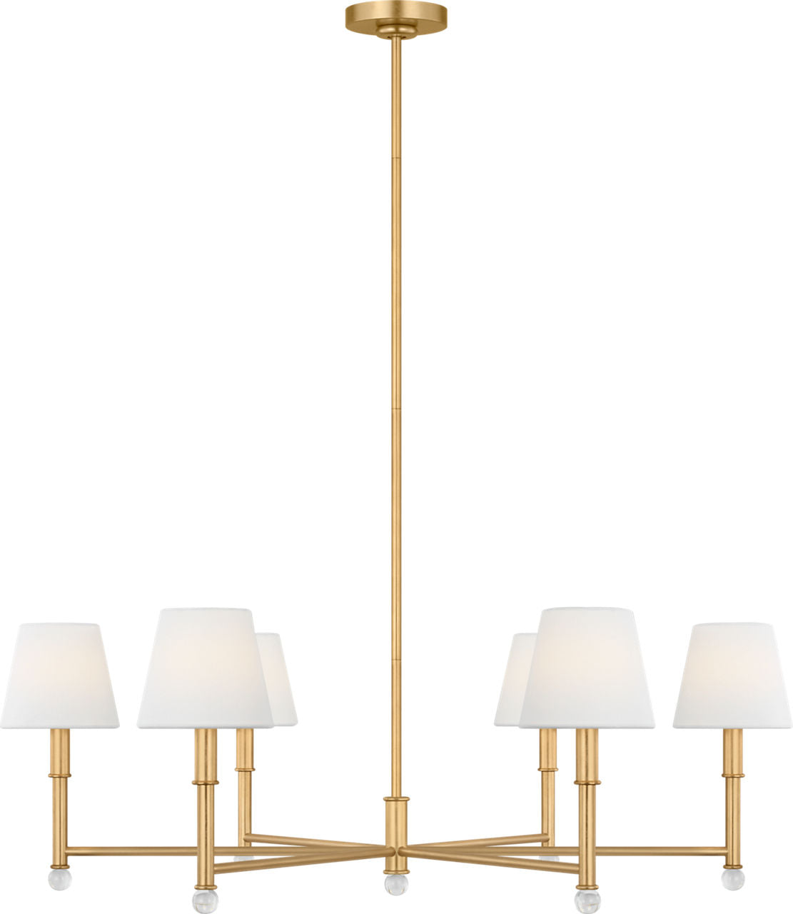Visual Comfort Studio Collection AC1206GD Greard Chandelier in Gild