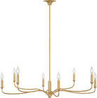 Visual Comfort Studio Collection AC1218GD Chatsworth Chandelier in Gild