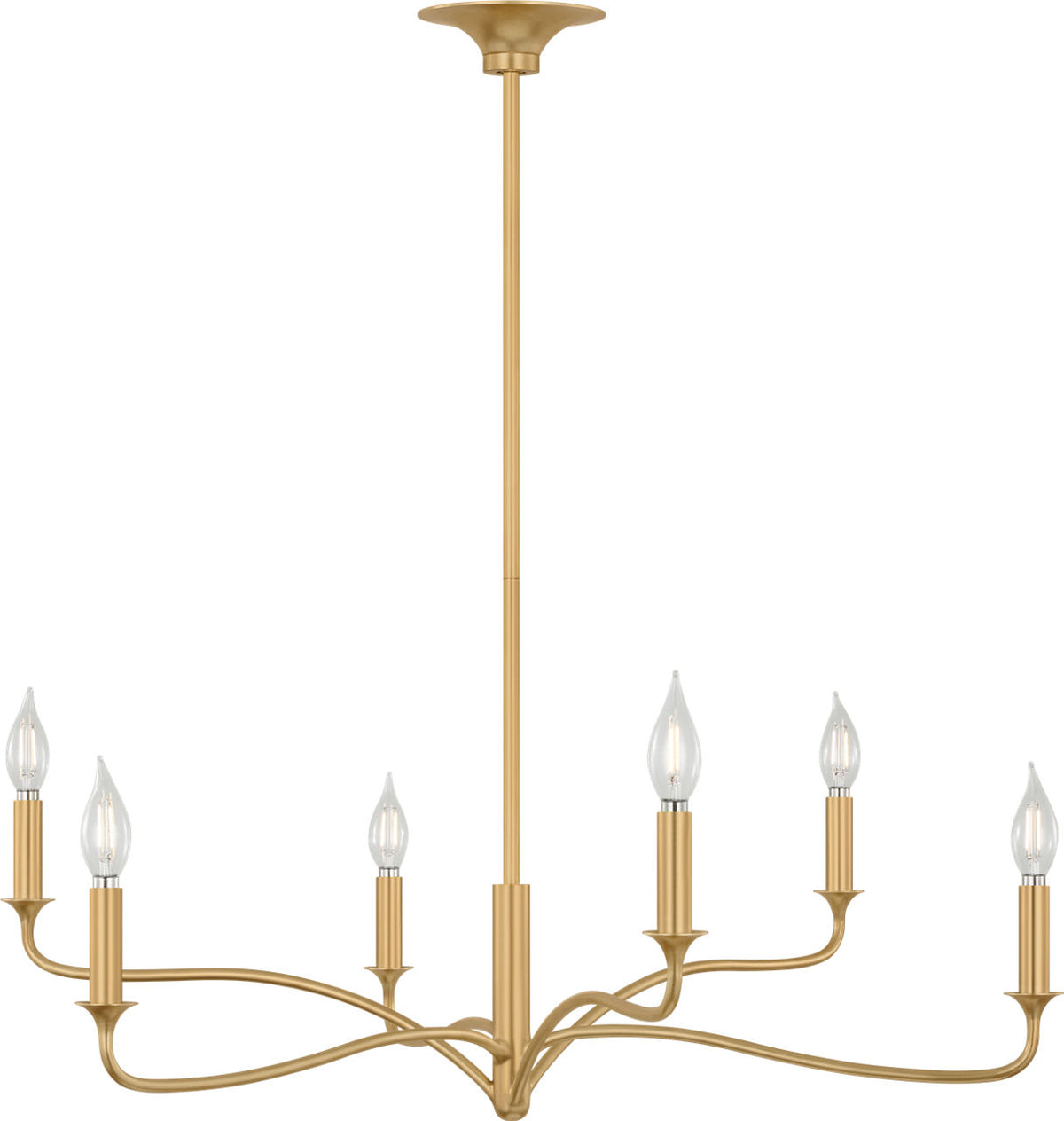 Visual Comfort Studio Collection AC1226GD Chatsworth Chandelier in Gild