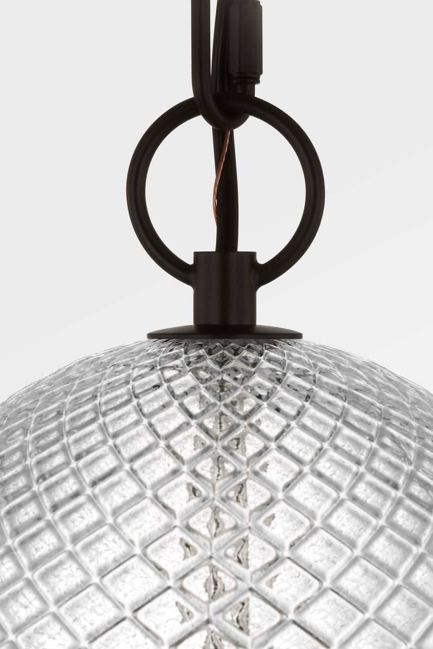Visual Comfort Studio Collection AP1291AI Lucinda Pendant in Aged Iron