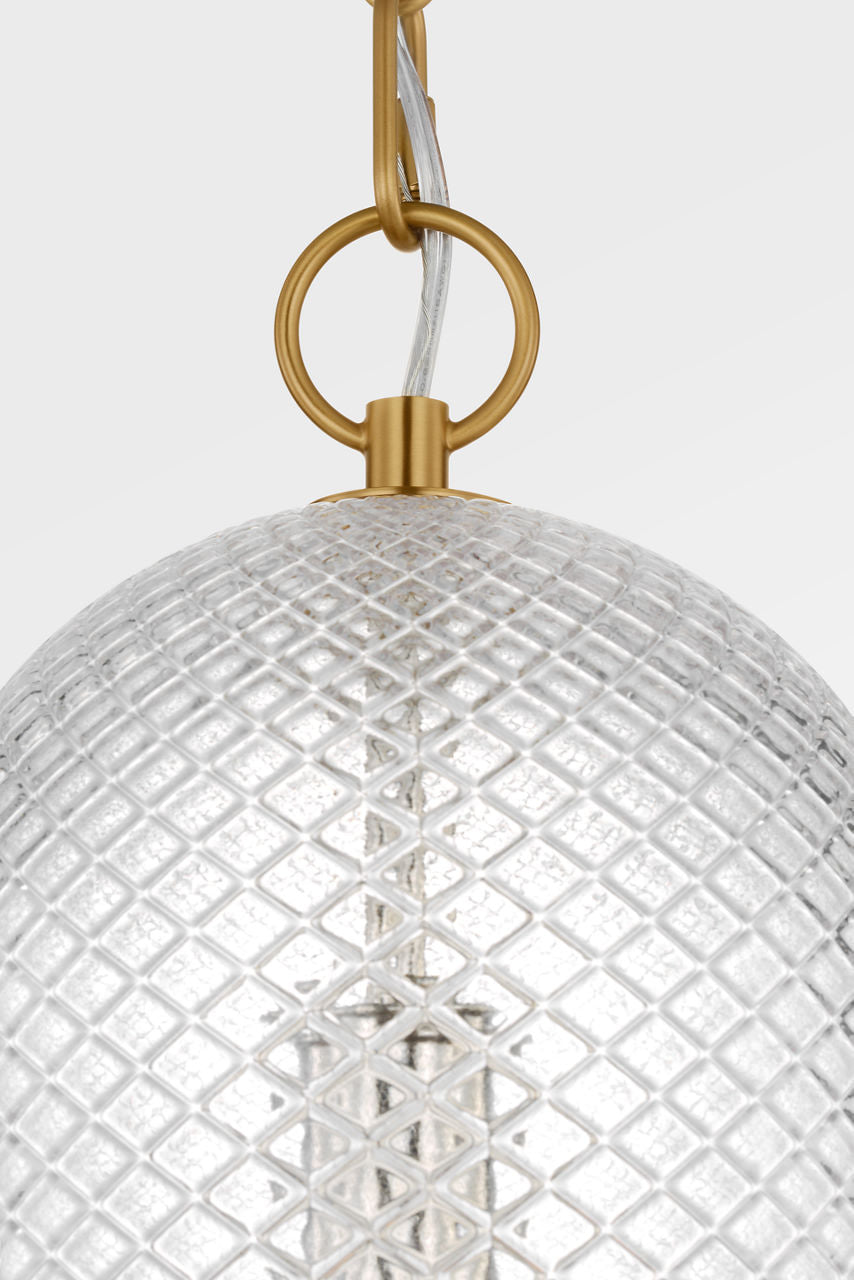 Visual Comfort Studio Collection AP1291BBS Lucinda Pendant in Burnished Brass