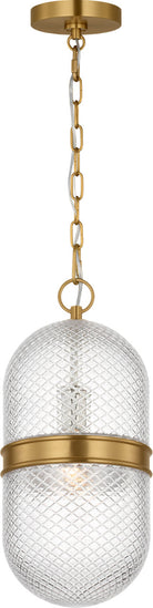 Collection Studio Visual Comfort AP1291BBS Lucinda Suspension en laiton bruni