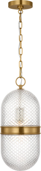 Collection Studio Visual Comfort AP1291BBS Lucinda Suspension en laiton bruni