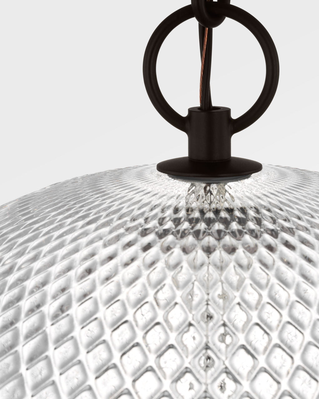 Visual Comfort Studio Collection AP1303AI Lucinda Pendant in Aged Iron