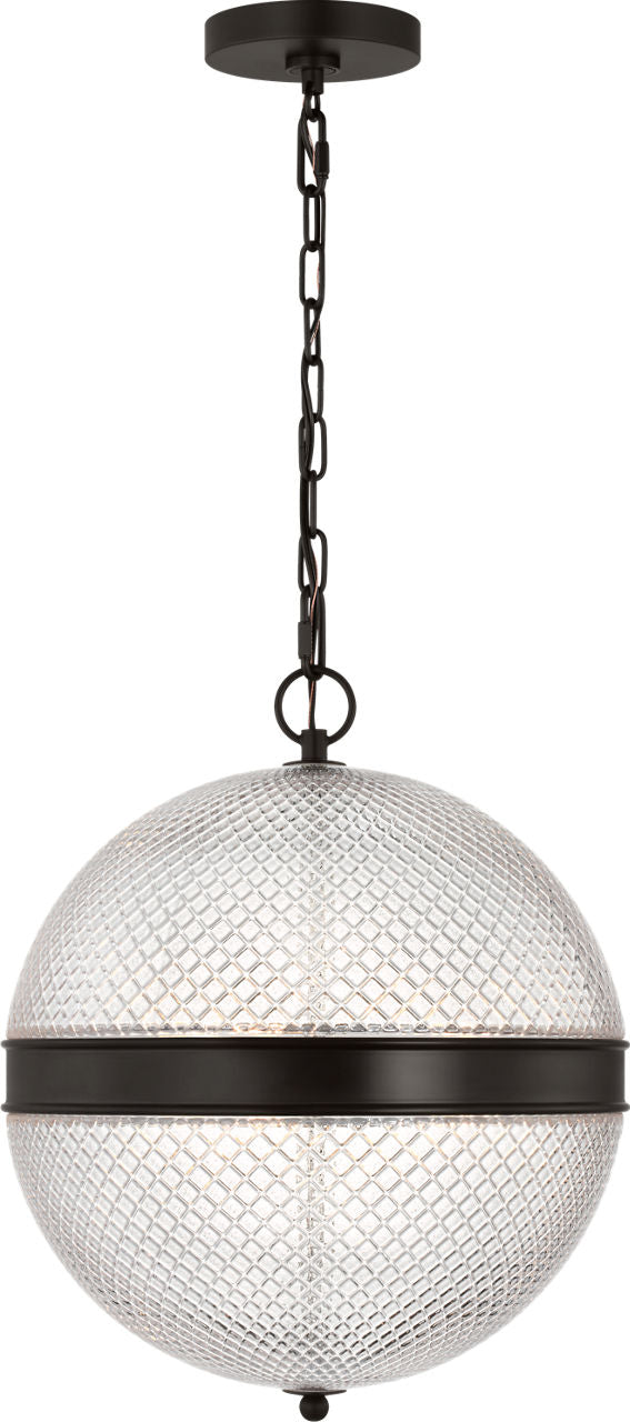 Visual Comfort Studio Collection AP1303AI Lucinda Pendant in Aged Iron