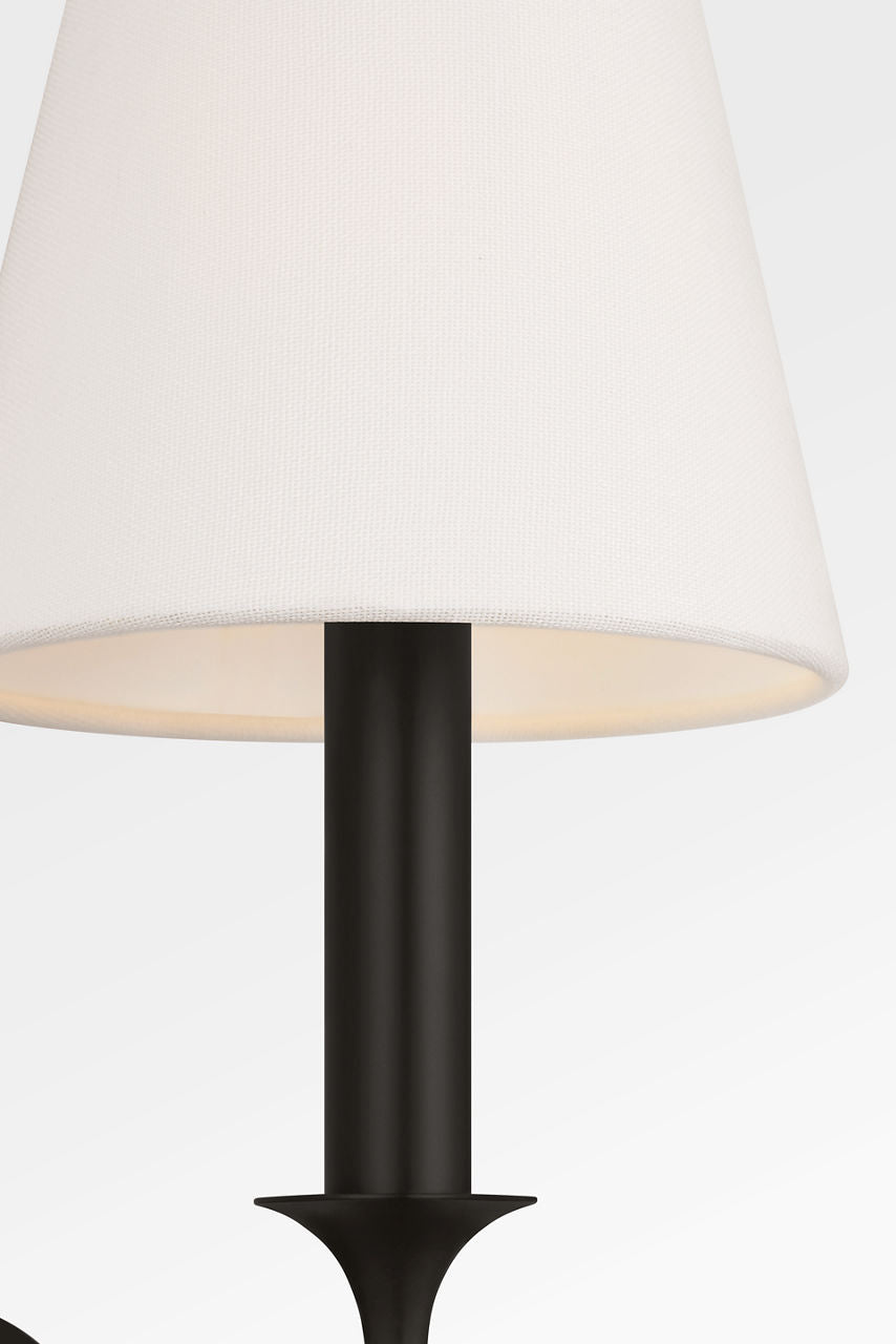 Visual Comfort Studio Collection AW1231AI Chatsworth Sconce in Aged Iron