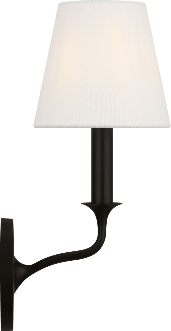 Visual Comfort Studio Collection AW1231AI Chatsworth Sconce in Aged Iron