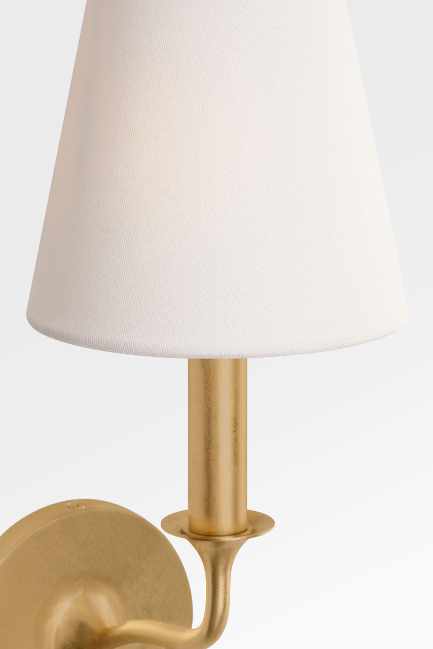 Visual Comfort Studio Collection AW1231GD Chatsworth Sconce in Gild