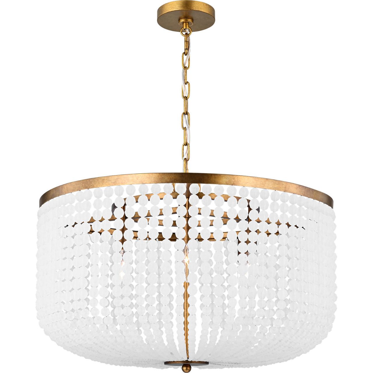 Confort visuel Studio Collection LXC1146VGD Bellecour Suspendu en dorure vintage