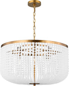 Visual Comfort Studio Collection LXC1146VGD Bellecour Chandelier in Vintage Gild