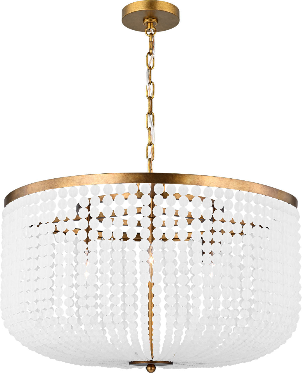 Visual Comfort Studio Collection LXC1146VGD Bellecour Chandelier in Vintage Gild