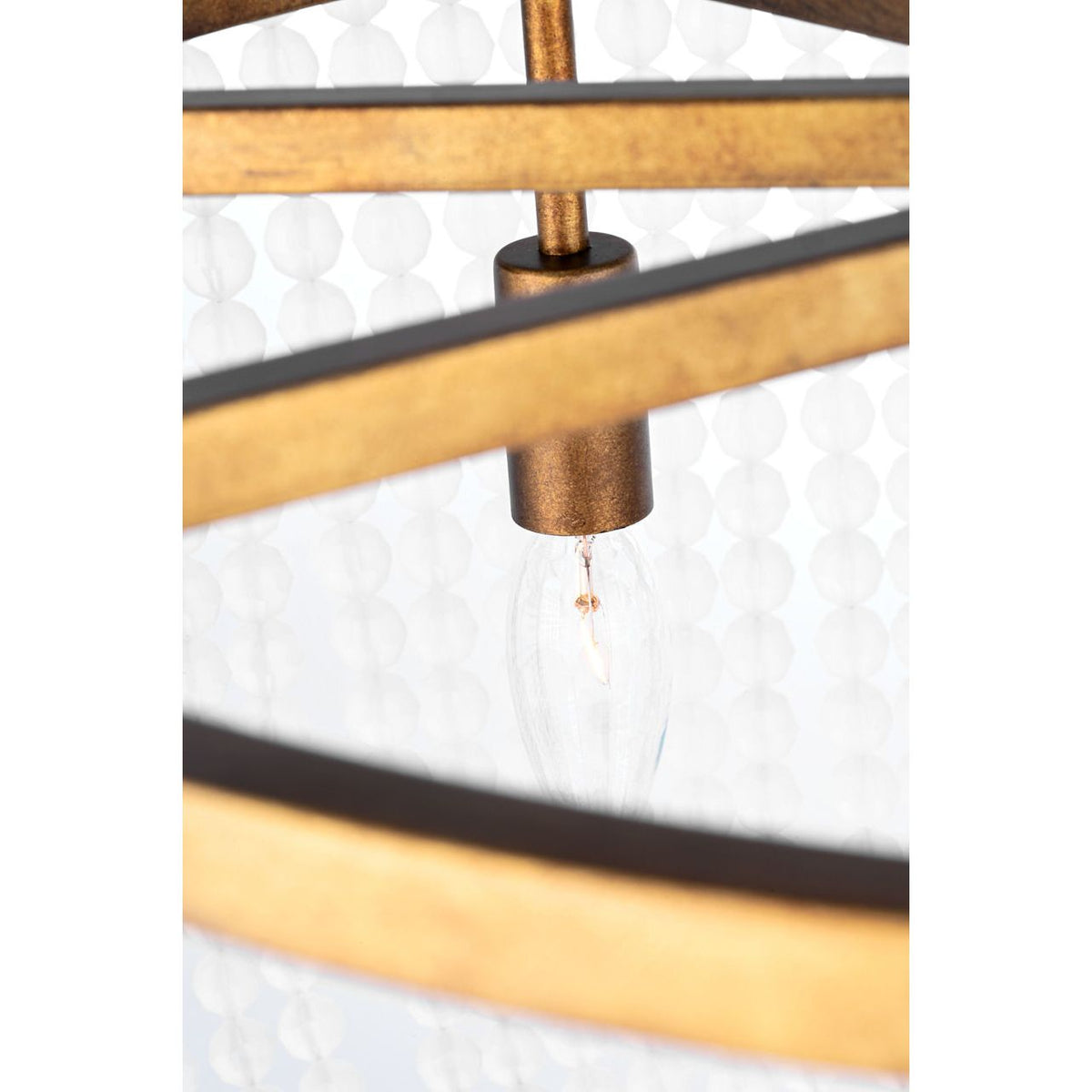 Confort visuel Studio Collection LXC1158VGD Bellecour Suspendu en dorure vintage
