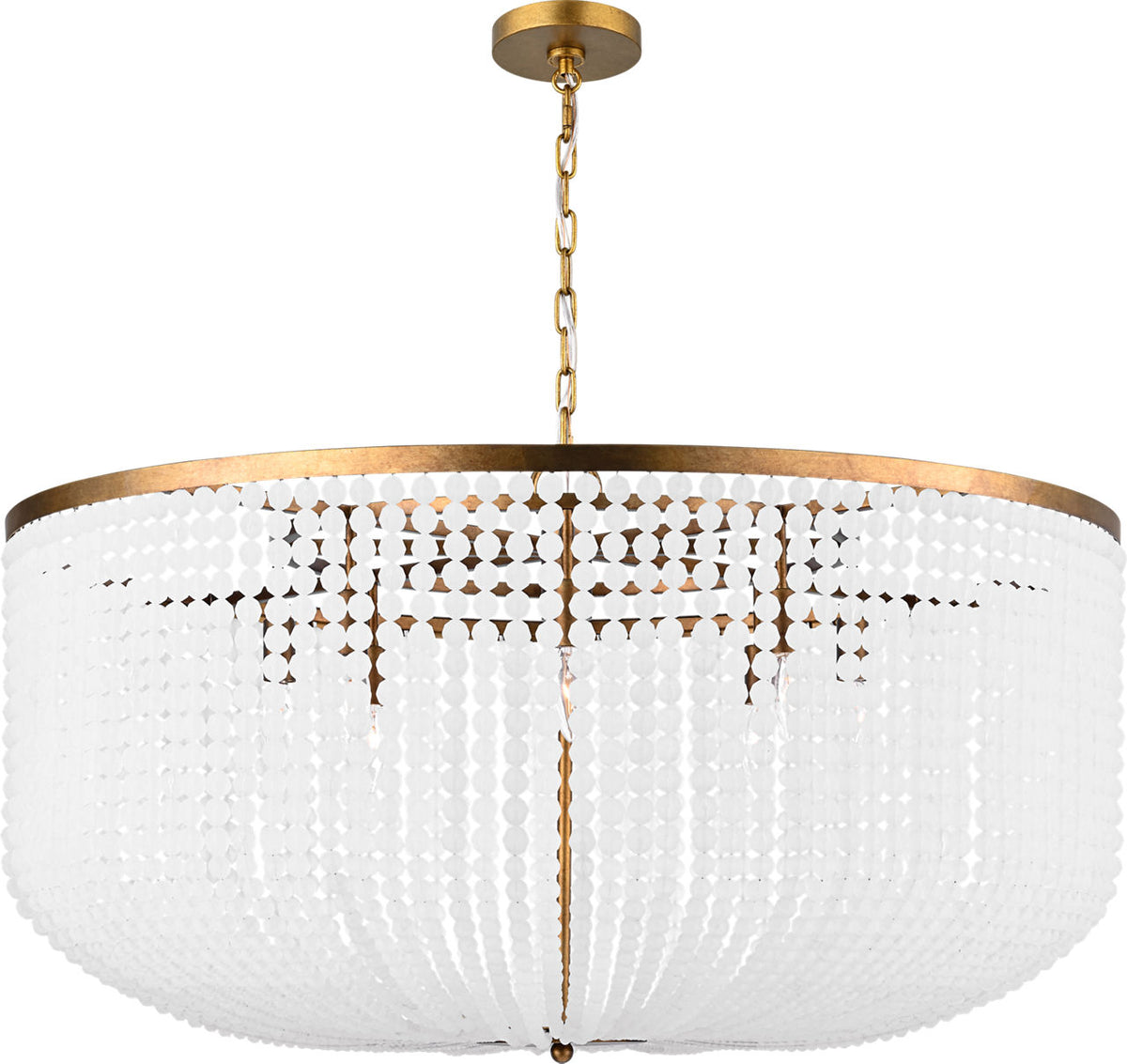 Visual Comfort Studio Collection LXC1158VGD Bellecour Chandelier in Vintage Gild