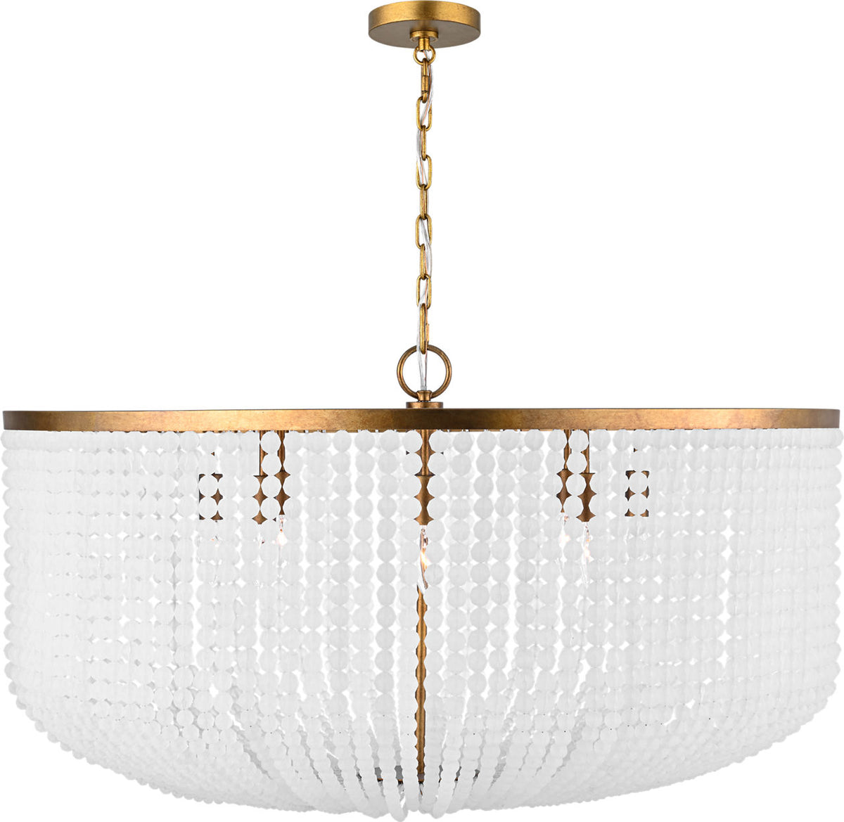 Visual Comfort Studio Collection LXC1158VGD Bellecour Chandelier in Vintage Gild