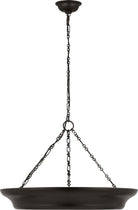 Visual Comfort Studio Collection LXC1174AI Lenoir Chandelier in Aged Iron