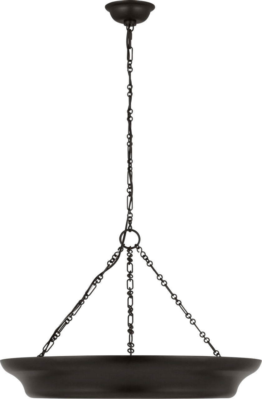 Visual Comfort Studio Collection LXC1174AI Lenoir Chandelier in Aged Iron