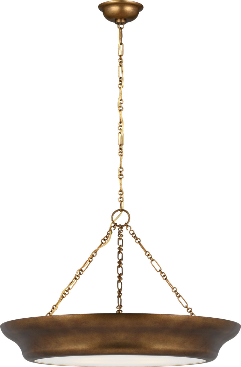 Collection Studio Visual Comfort LXC1174VGD Lenoir Suspendu en dorure vintage