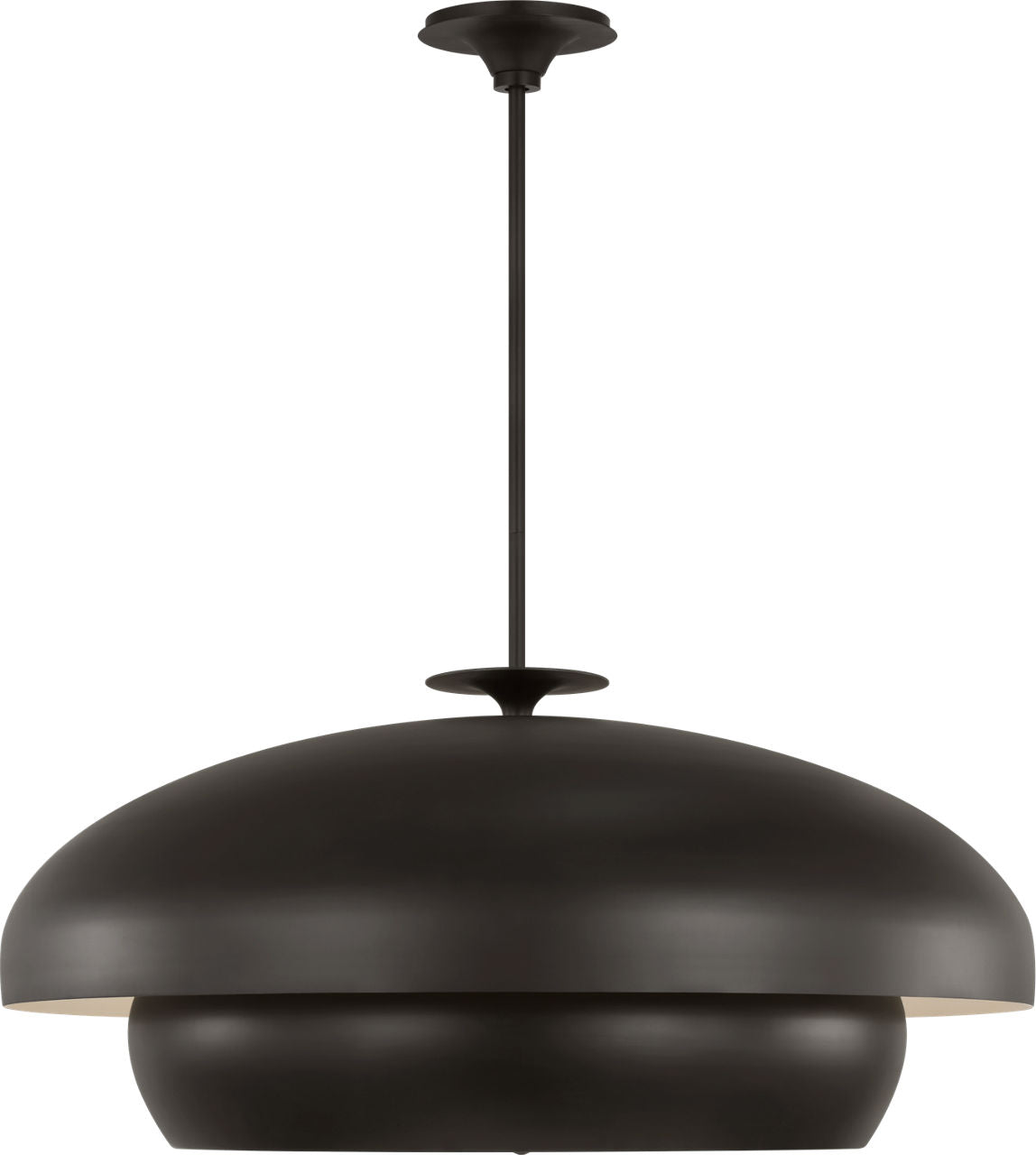 Visual Comfort Studio Collection LXC11910AI Solene Pendant in Aged Iron