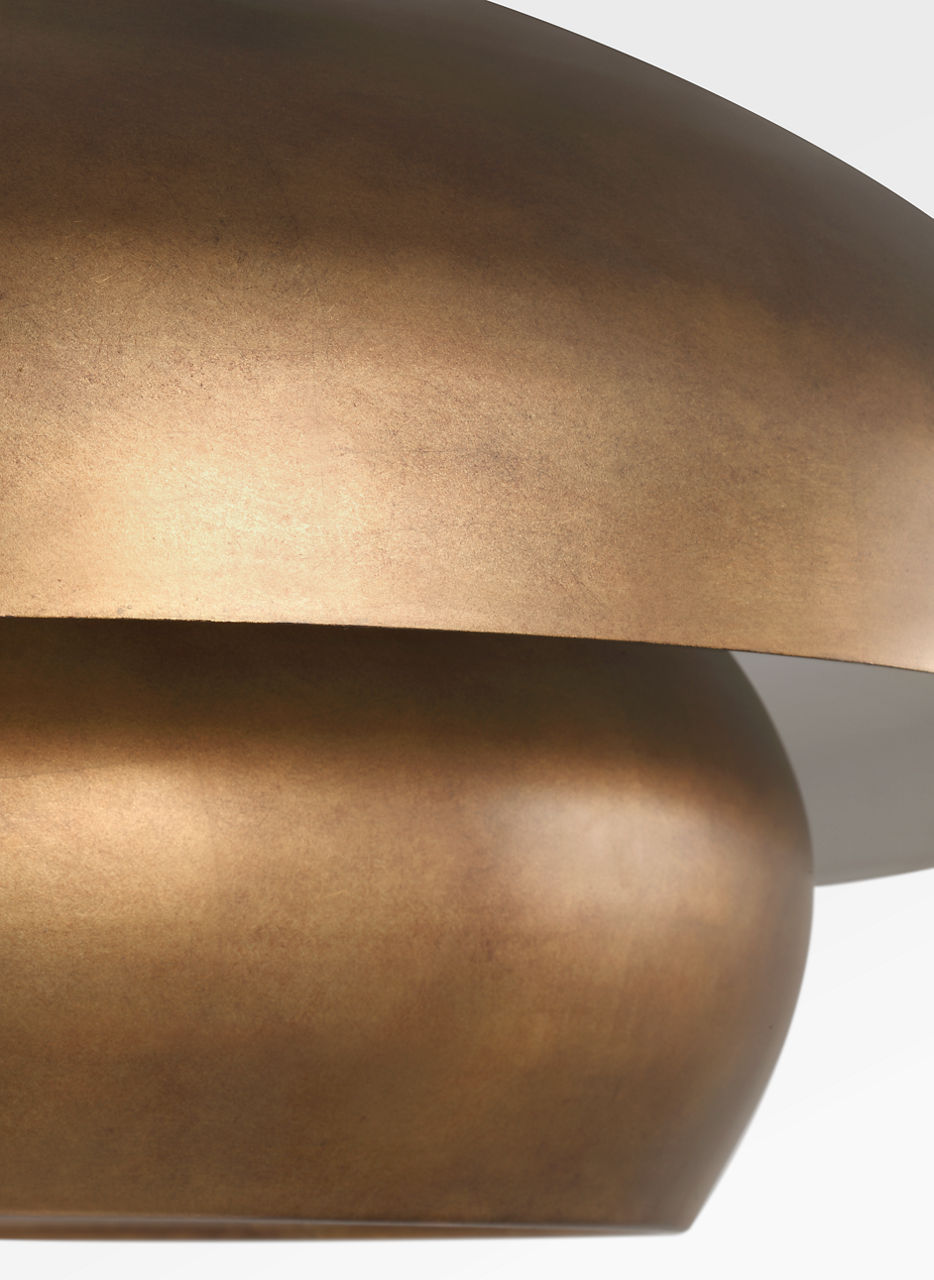 Visual Comfort Studio Collection LXC11910VGD Solene Pendant in Vintage Gild
