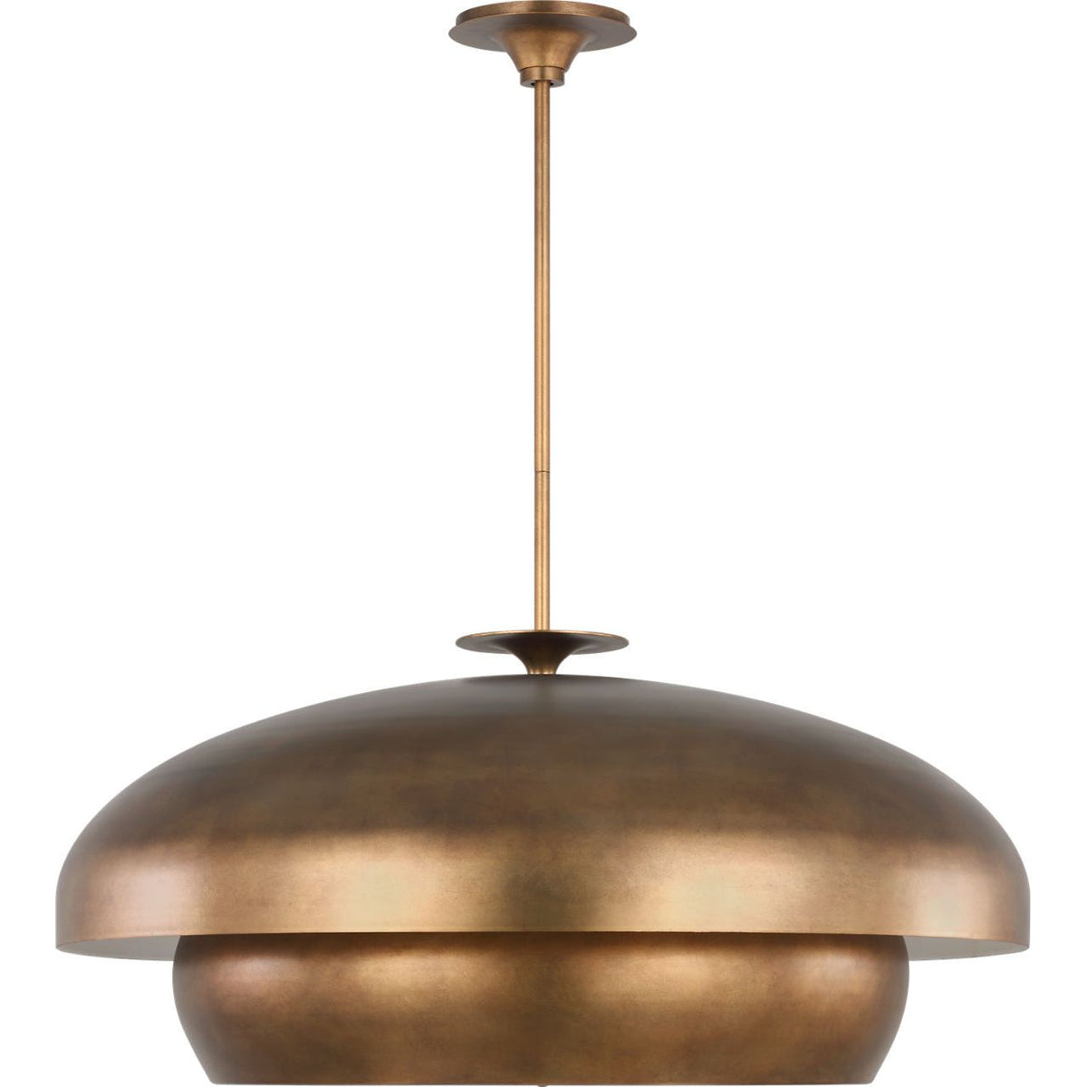 Visual Comfort Studio Collection LXC11910VGD Solene Pendant in Vintage Gild