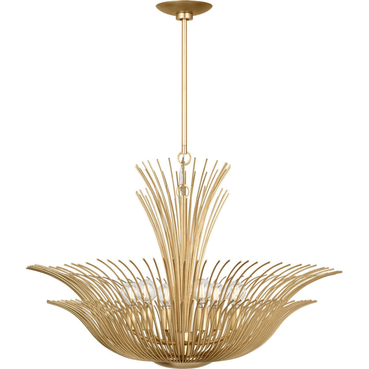 Visual Comfort Studio Collection LXC1196GD Dorelle Chandelier in Gild