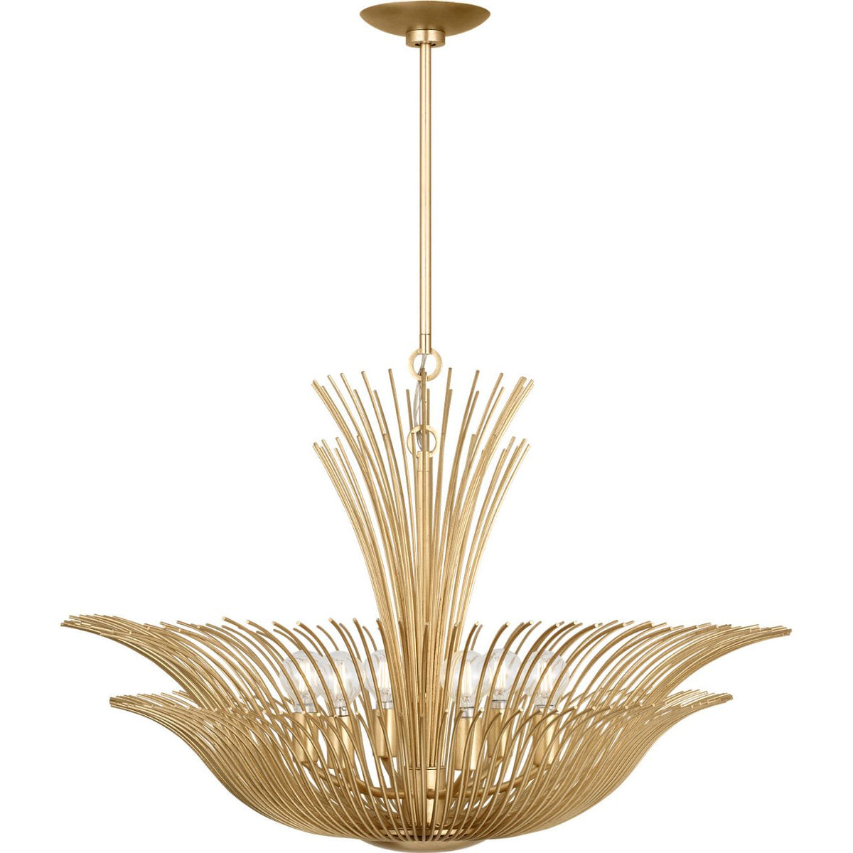 Visual Comfort Studio Collection LXC1196GD Dorelle Chandelier in Gild