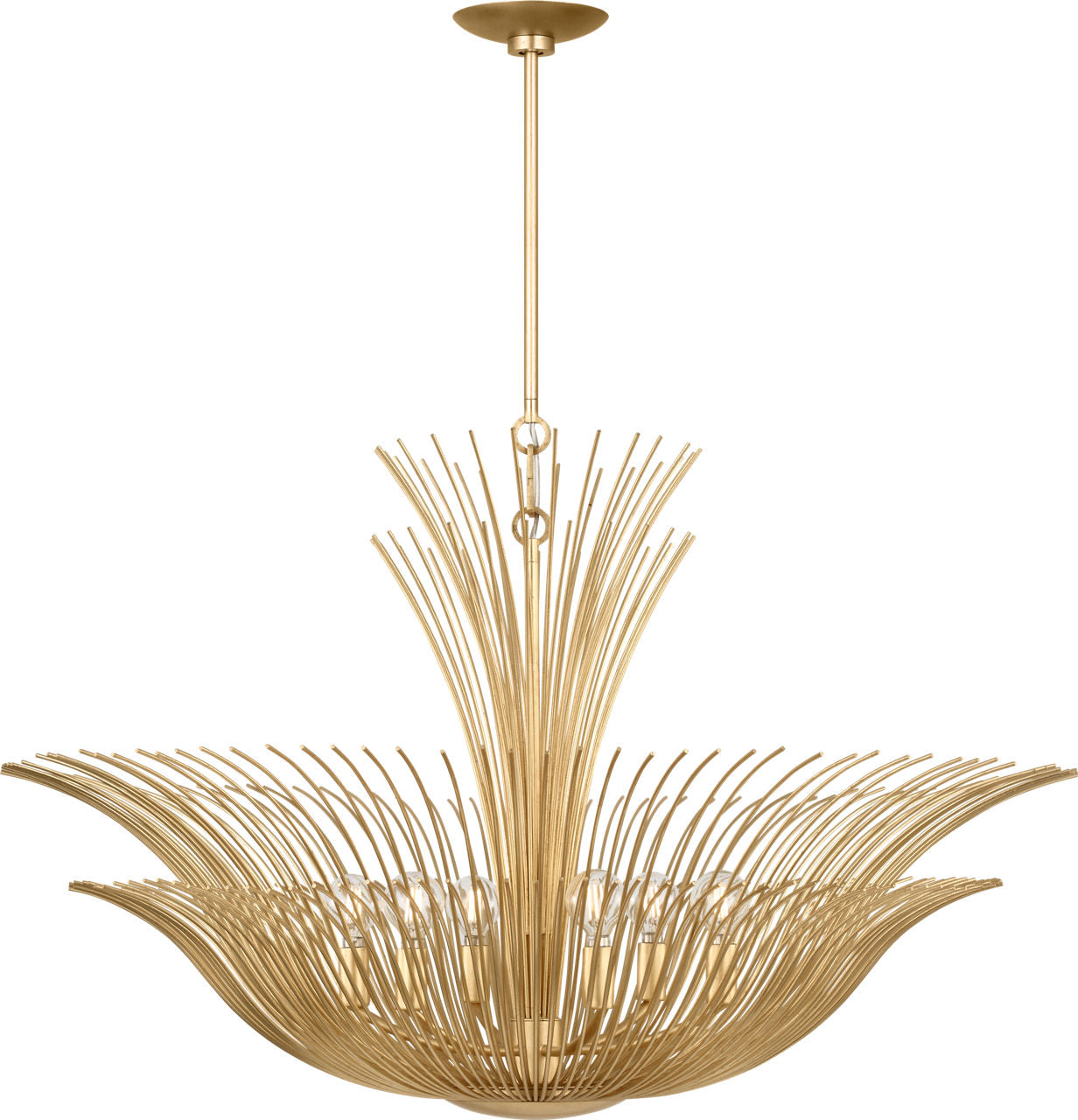 Visual Comfort Studio Collection LXC1206GD Dorelle Chandelier in Gild