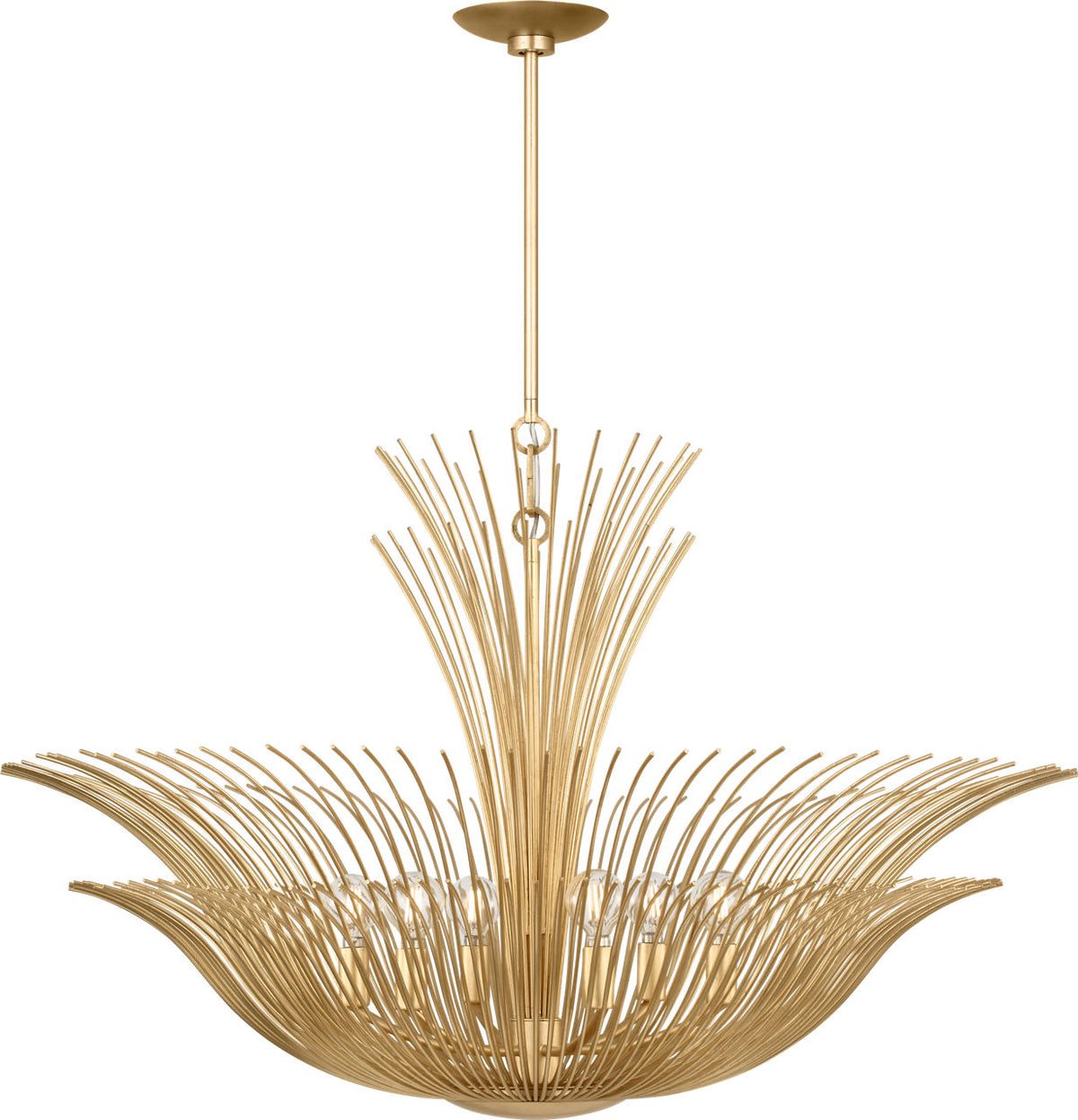 Visual Comfort Studio Collection LXC1206GD Dorelle Chandelier in Gild