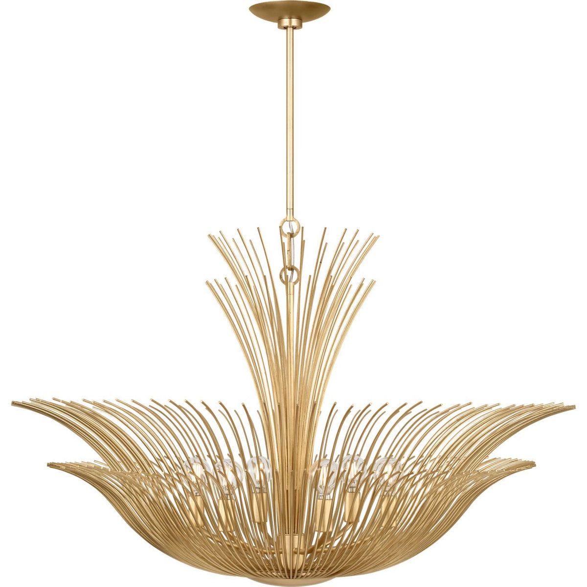 Visual Comfort Studio Collection LXC1206GD Dorelle Chandelier in Gild