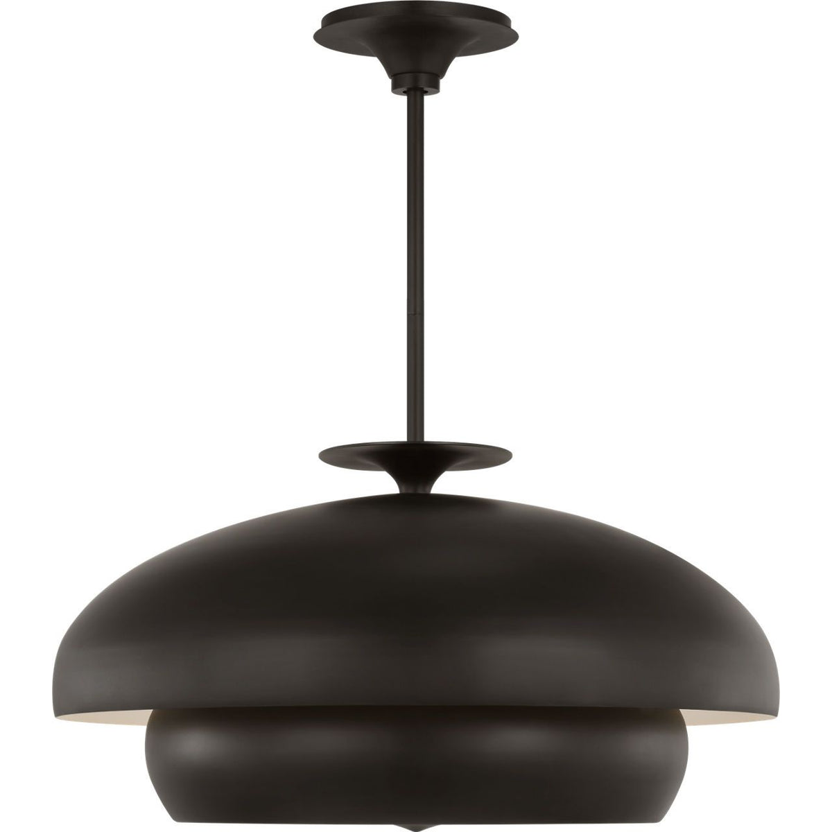 Visual Comfort Studio Collection LXC1208AI Solene Pendant in Aged Iron