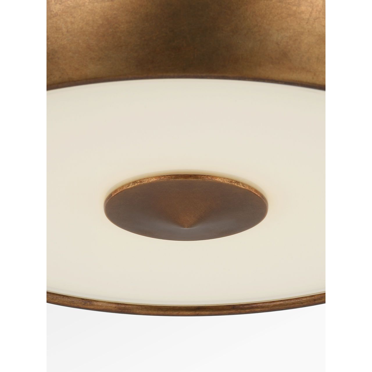 Visual Comfort Studio Collection LXF1031VGD Solene Flush Mount in Vintage Gild