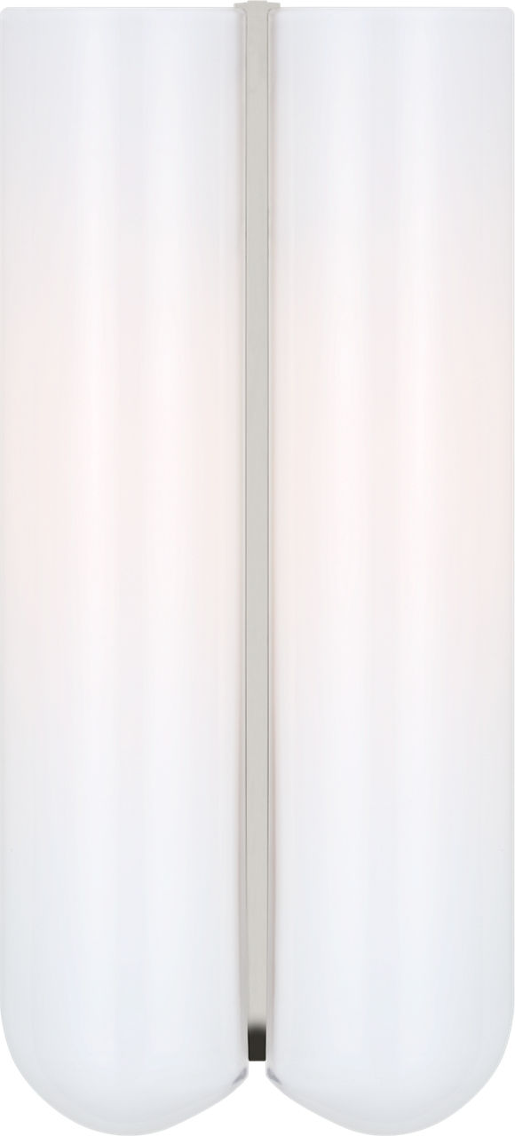 Visual Comfort Studio Collection LXW1061PN Cheverny Wall Sconce in Polished Nickel