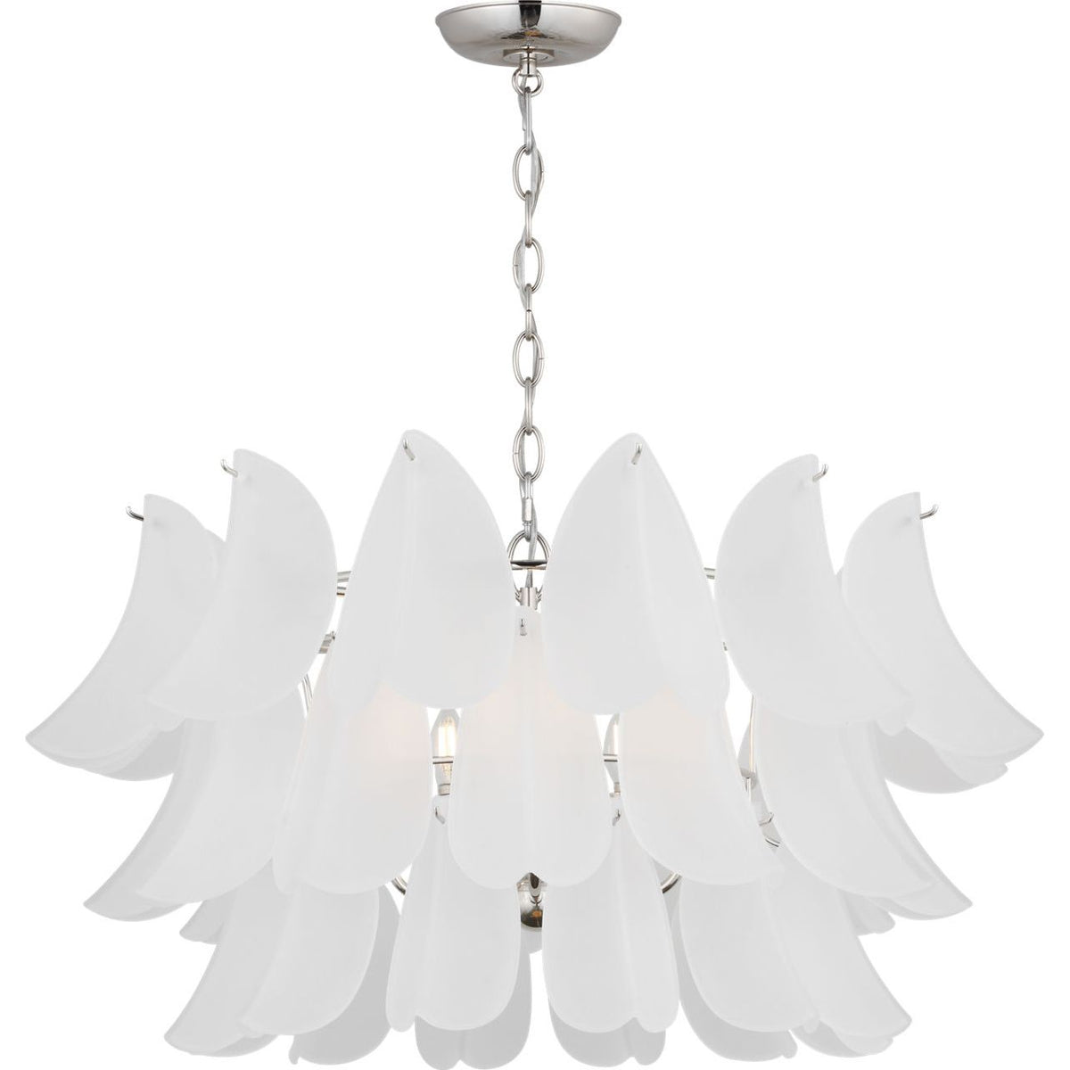 Collection Studio Visual Comfort CC1825PN Chloé Suspendu en nickel poli