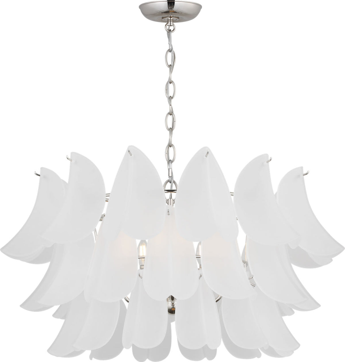 Visual Comfort Studio Collection CC1825PN Chloe Chandelier in Polished Nickel