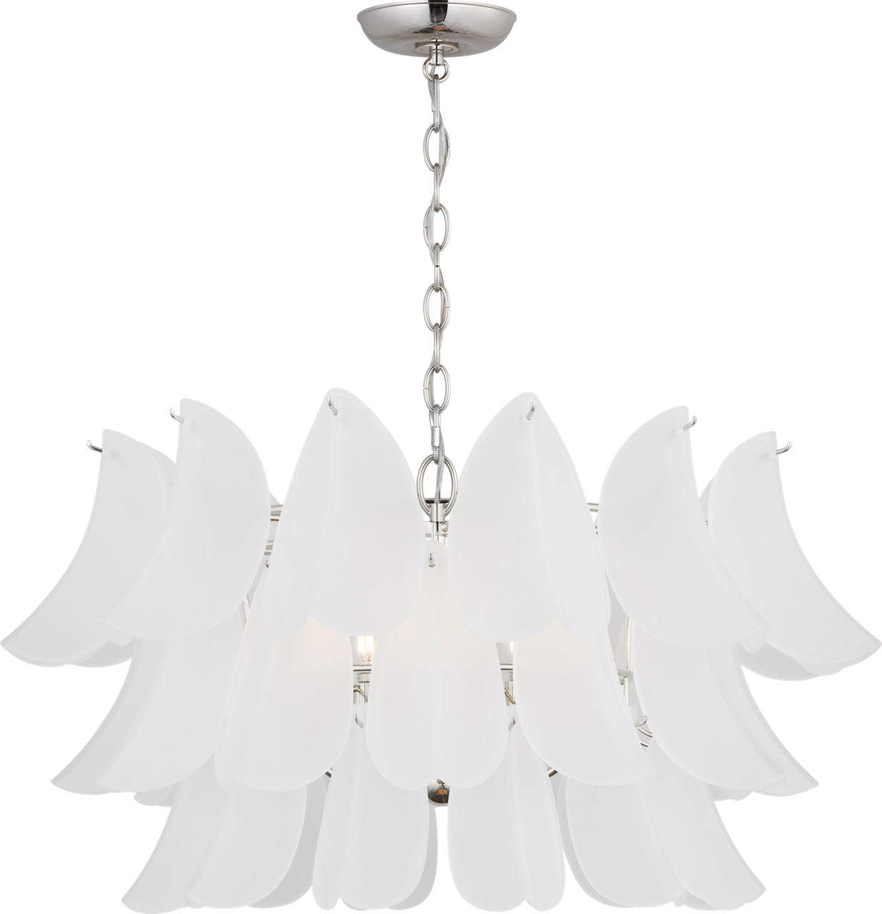 Visual Comfort Studio Collection CC1825PN Chloe Chandelier in Polished Nickel