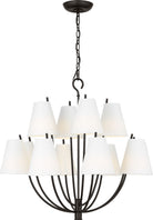 Collection Studio Visual Comfort CC18312AI Marina Suspendu en fer vieilli