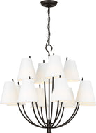 Collection Studio Visual Comfort CC18312AI Marina Suspendu en fer vieilli