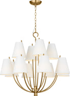 Collection Studio Visual Comfort CC18312BBS Marina Suspendu en laiton bruni