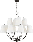 Collection Studio Visual Comfort CC18412AI Marina Suspendu en fer vieilli